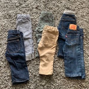 Lot of baby boy pants. 12 months